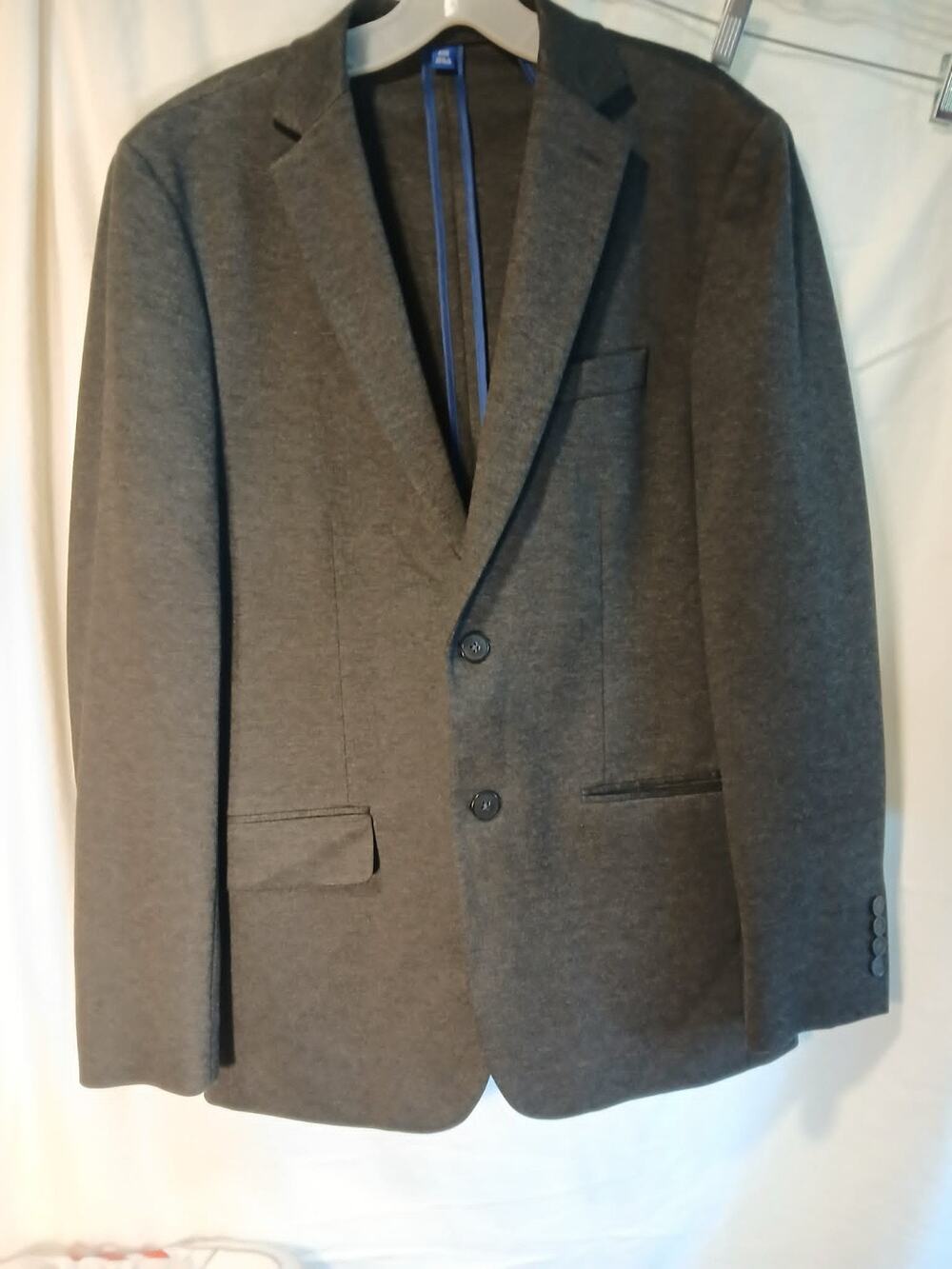 Apt 9 Men's Premier Flex Performance Slim Fit Suit Gray 40R Suit Jacket